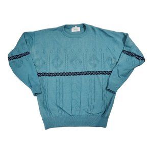 Blarney‎ Woolen Mills Sweater Size XL Diamond Knit
